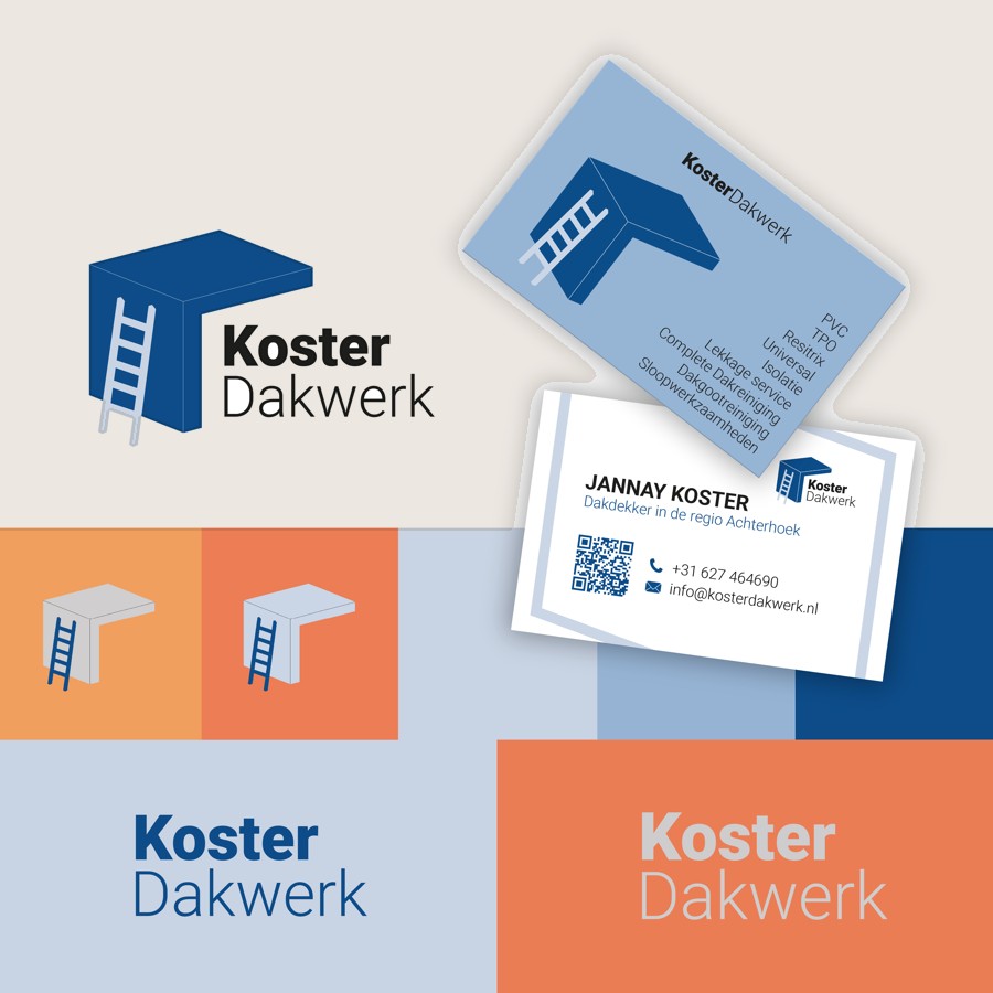 Logo und Branding für den Dachdecker Koster Dakwerk