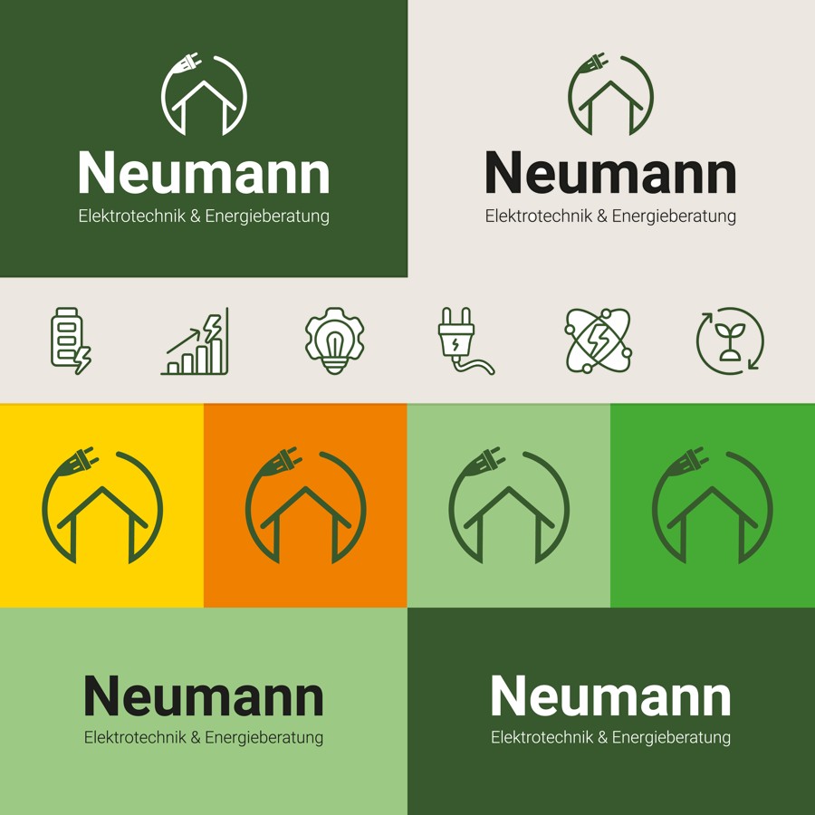 Logo und Branding für Elektrotechnik Andreas Neumann